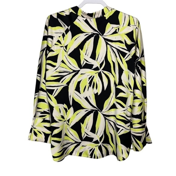 Joseph Ribkoff Floral Satin Blouse - Picture 3 of 10